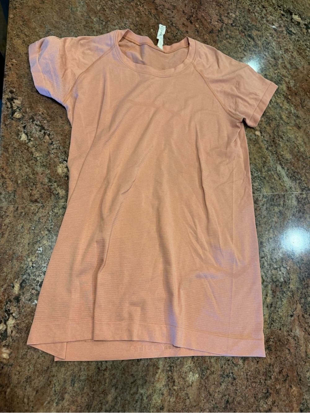 lululemon athletica Short Sleeve Tunic in Dusty Pink